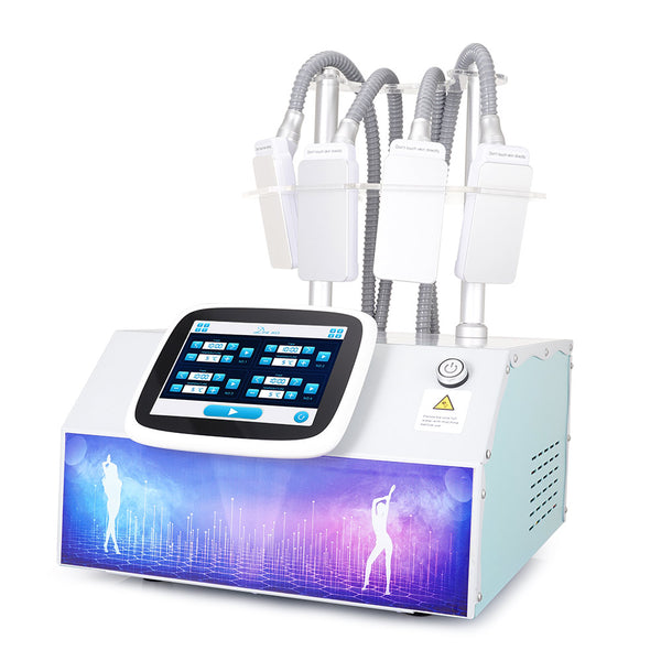 Freeze Cold Cooling Pads Body Contouring Shaping Machine With 4 Pads