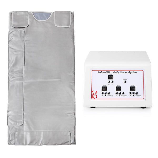 3 Zones Infrared Sauna Blanket Body Shape Detox Machine
