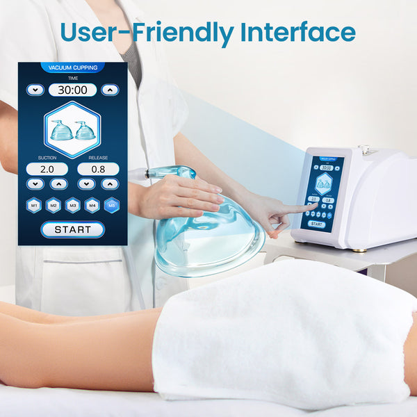 Vacuum Butt Lift Machine With Strong Suction of -73kPa & Larger Vacuum Cups For Beauty Salon