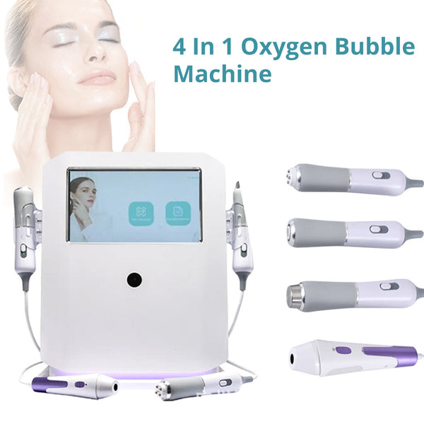 4 In 1 Oxygen Bubble Machine Skin Detection Salon Facial Beauty Machine