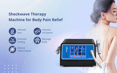 Shockwave Therapy Machine With 5 Working Head For Body Pain Relief