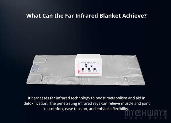 3 Zones Infrared Sauna Blanket Body Shape Detox Machine