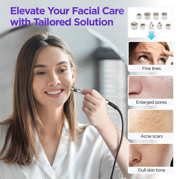 3 In 1 Vacuum Therapy Machine Microdermabrasion Spray Gun For Body Shape Facials