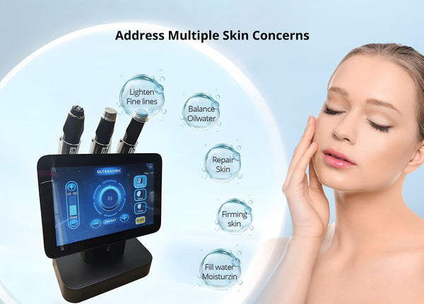 3 In 1 Oxygen Bubble Machine Facial Deep Cleansing Rejuvenation Beauty Machine