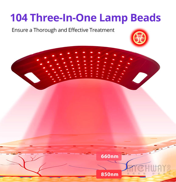 Stand Red Light Therapy Device With 104 Pcs LED For All Around Skin Rejuvenation