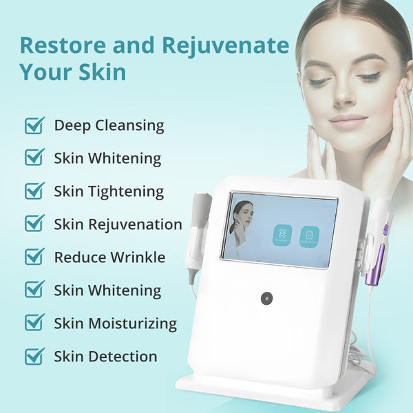 4 In 1 Oxygen Bubble Machine Skin Detection Salon Facial Beauty Machine