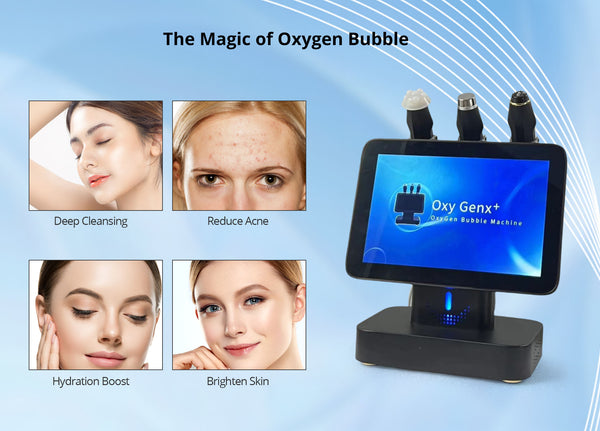 3 In 1 Oxygen Bubble Machine Facial Deep Cleansing Rejuvenation Beauty Machine
