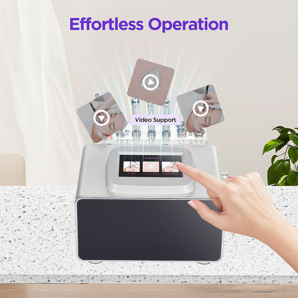 3 In 1 Vacuum Therapy Machine Microdermabrasion Spray Gun For Body Shape Facials