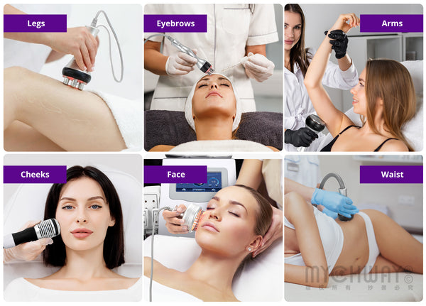 9 In 1 80k Cavitation Machine With RF Vacuum Laser Lipo Pads For Body Contouring