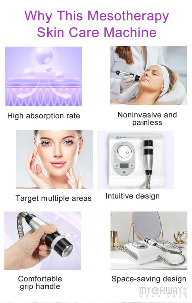 Electroporation Needle Free Needless Mesotherapy Cool Skin Rejuvenation Spa