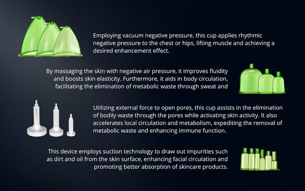 Vacuum Cupping Therapy Machine for Breast Enhancement & Body Message