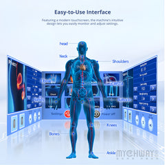 Shockwave Therapy Machine With 5 Working Head For Body Pain Relief