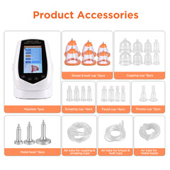 Micro-current Red Light Vacuum Therapy Machine Breast Butt Enlargement Device