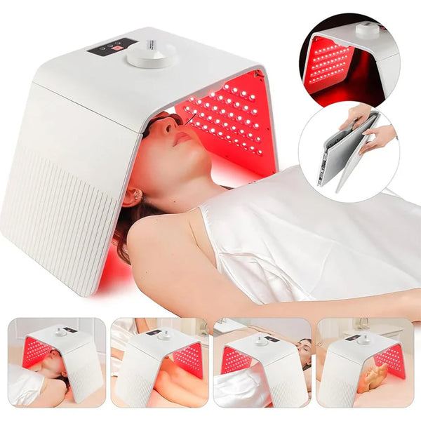 Portable 7-Color LED Light Therapy Device For Skin Rejuvenation For Home & Pro Use