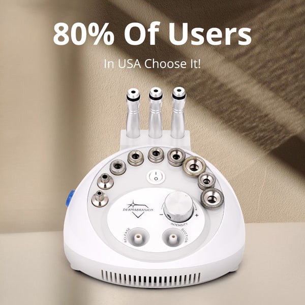 3 in 1 Diamond Microdermabrasion Machine With Skin Scrubber for Skin Rejuvenation
