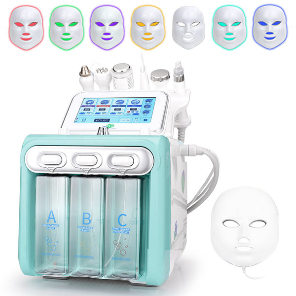 7-in-1 Hydra Dermabrasion H2O2 Aqua Peeling Beauty Machine Facial Rejuvenation