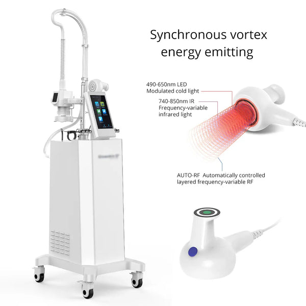 Standing Design Deep R-F Muscle Build Body Sculpting Q-IR EMS Wrinkle Remove Facial Care Spa Machine