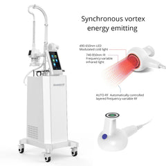 Standing Design Deep R-F Muscle Build Body Sculpting Q-IR EMS Wrinkle Remove Facial Care Spa Machine