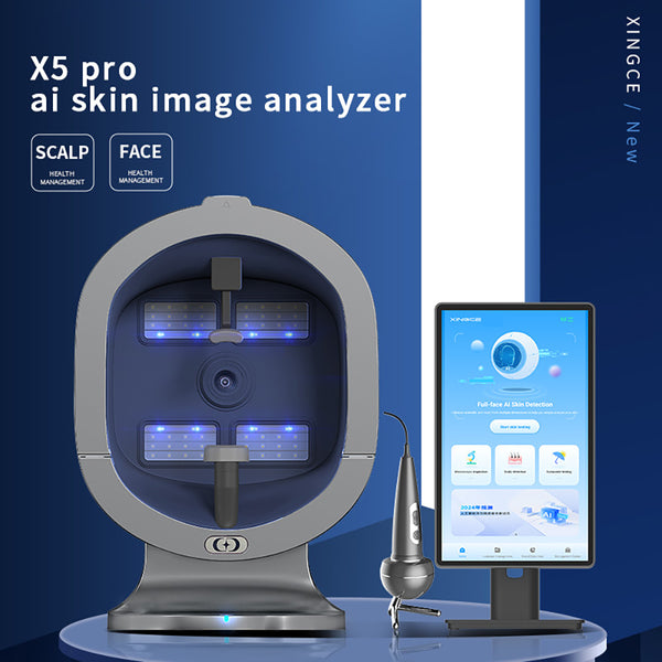 X5 Pro AI Skin Image Analyzer Face & Scalp Analysis Machine for Beauty Salon