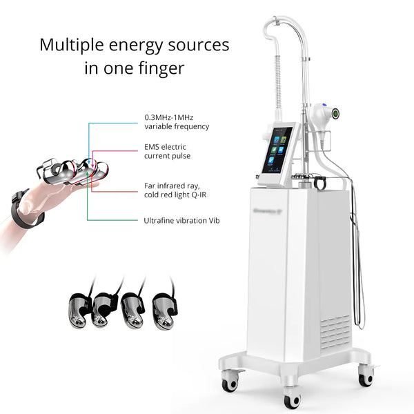 Standing Design Deep R-F Muscle Build Body Sculpting Q-IR EMS Wrinkle Remove Facial Care Spa Machine