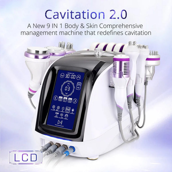 Aristorm 9-In-1 40K Ultrasonic Cavitation Machine For Body Shaping & Facial