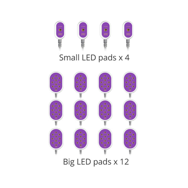 635NM 650NM LED Laser 5MW Laser Lipo 12 Big 4 Small Pads Slimming Machine