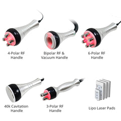 Stand 6 In 1 40k Lipo Cavitation Machine For Body Sculpting & Skin Anti-Aging