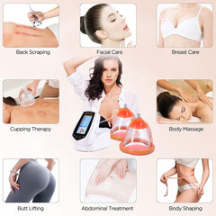 Micro-current Red Light Vacuum Therapy Machine Breast Butt Enlargement Device