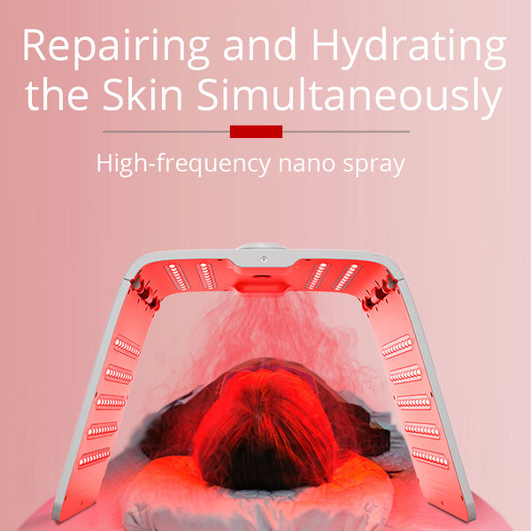 Portable 7-Color LED Light Therapy Device For Skin Rejuvenation For Home & Pro Use