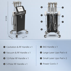 6 in 1 40k Cavitation Machine for body sculpting