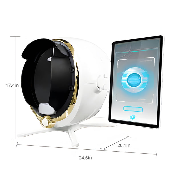 Smart Skin Analyzer With 3D Simulation AI Face Recognition For Precise Analysis