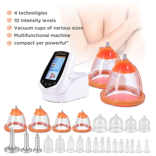 Micro-current Red Light Vacuum Therapy Machine Breast Butt Enlargement Device