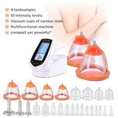 Micro-current Red Light Vacuum Therapy Machine Breast Butt Enlargement Device