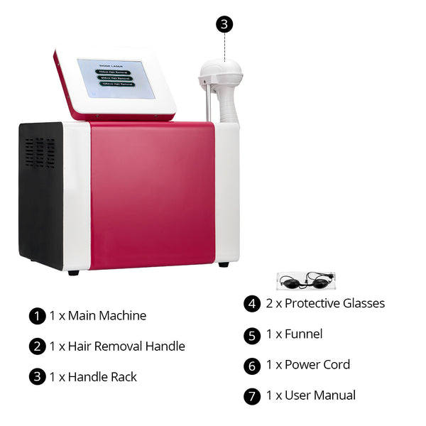 Pro 808nm Diode Laser Hair Removal Machine For Permanent Painless Hair Removal