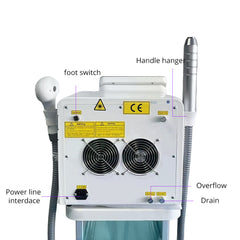 2 In 1 Diode 808nm Laser Hair Removal Machine Pico Skin Rejuvenation Machine