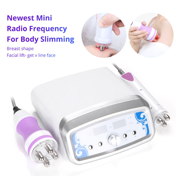 Mini 2 In1 Multipolar RF Radio Frequency Facial Wrinkle Removal Body Shaping Machine