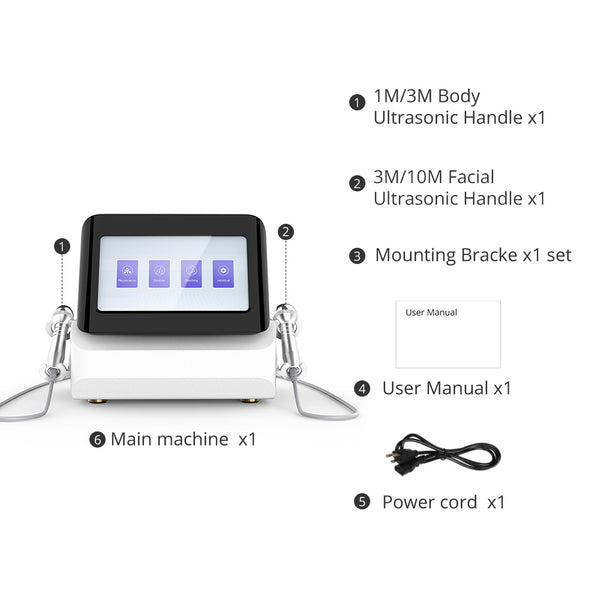Facial and Body Sculpting Machine with Layered Dual Auto Frequency