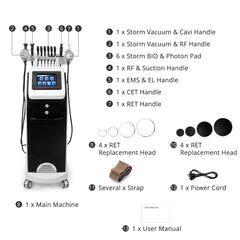 7-in-1 Stand Body Sculpting Skin Tightening Lifting Machine For Professional Use