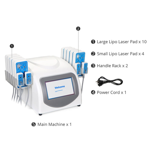 Best 160mw Lipo Laser Machine With 14Pads