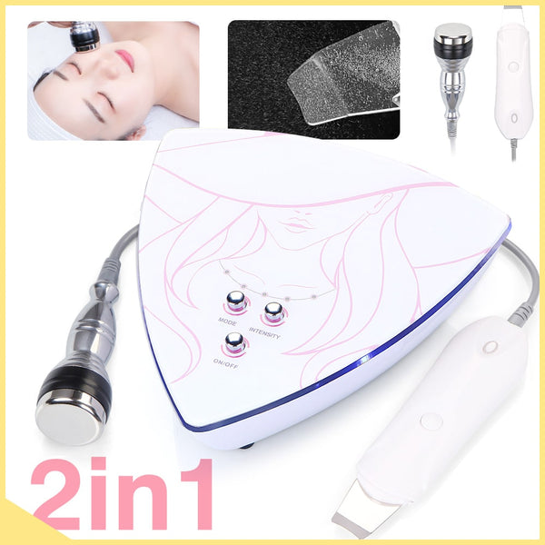 2 In 1  3MHz Ultrasonic Skin Scrubber