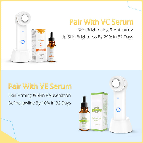 Electric Portable Ultrasonic Facial Cleansing Power Brush Surebeauty