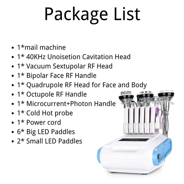 8 In 1 Cavitation Machine