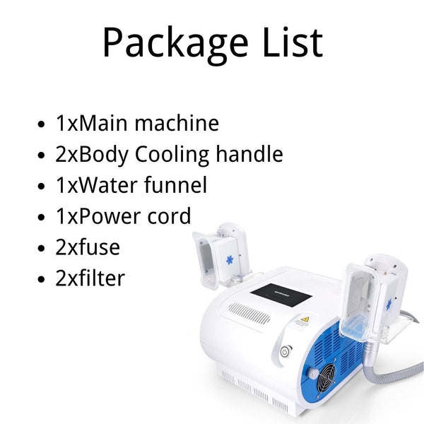Packing List of Professional Coolsculpting Machine