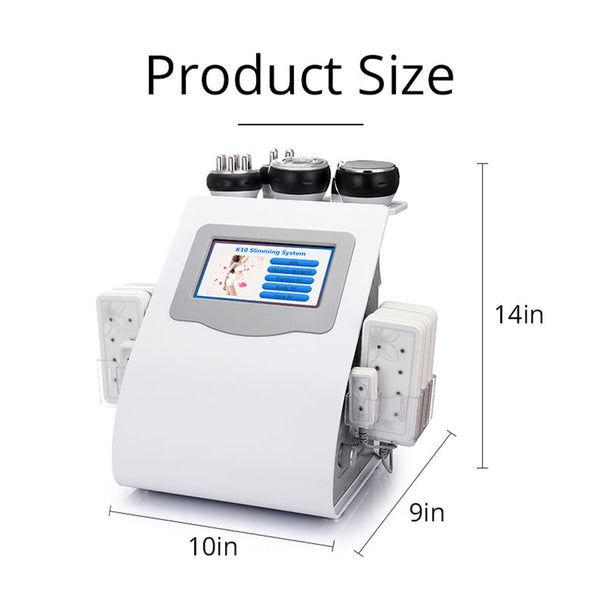 size of k10 slimming system