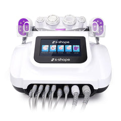 30K 6 In 1 S Shape Cavitation Machine With Lipo Laser 5WM