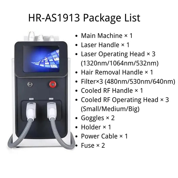 Package of Professional Laser Hair Removal Machine
