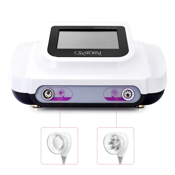 front of  CaVstorm cavitation machine
