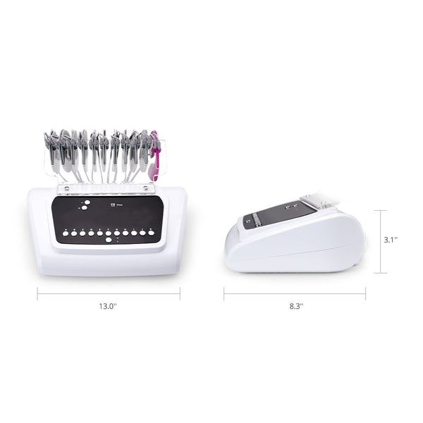 2 In 1 EMS Professional Microcurrent Machine Size