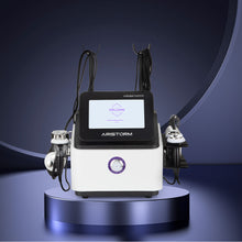 Aristorm machine on a dark blue background