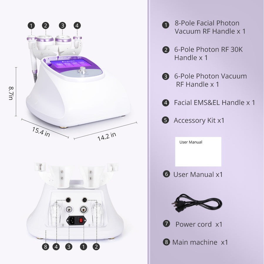 S Shape Body With S Shape Cavitation Machine